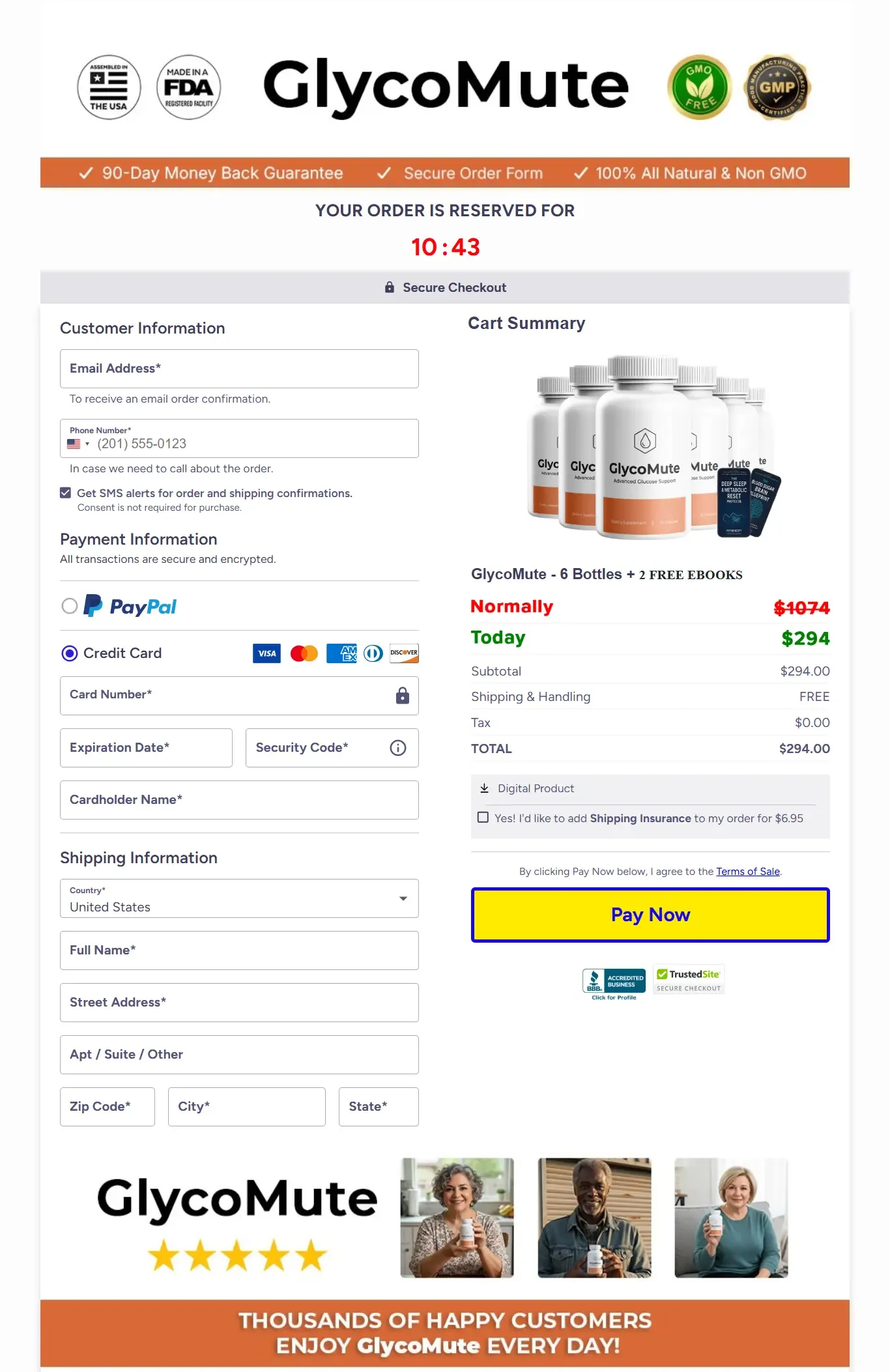 Glycomute order form